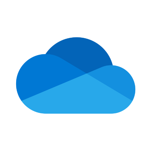 Microsoft OneDrive cloud storage logo