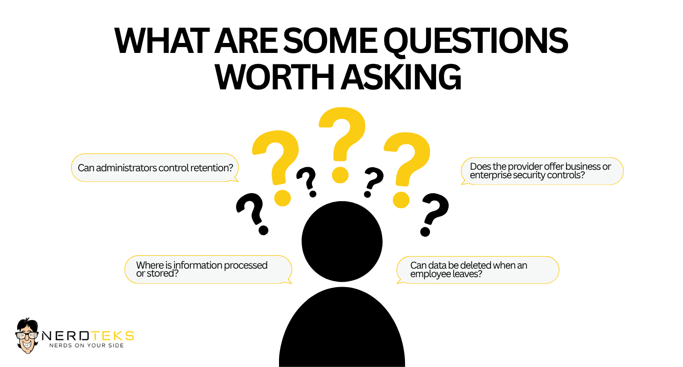 Questions to ask before adopting AI tools for business security